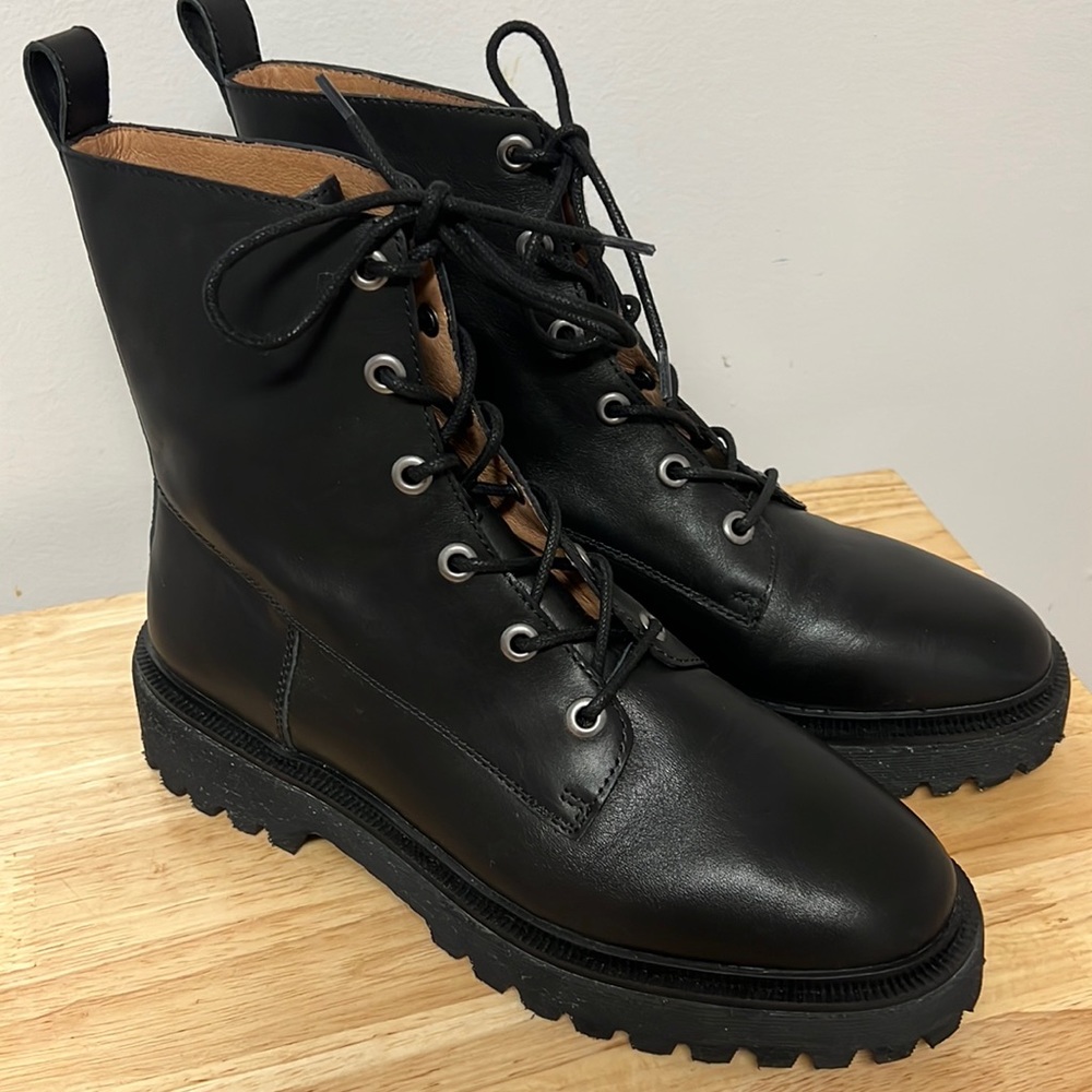Madewell leather mid boots